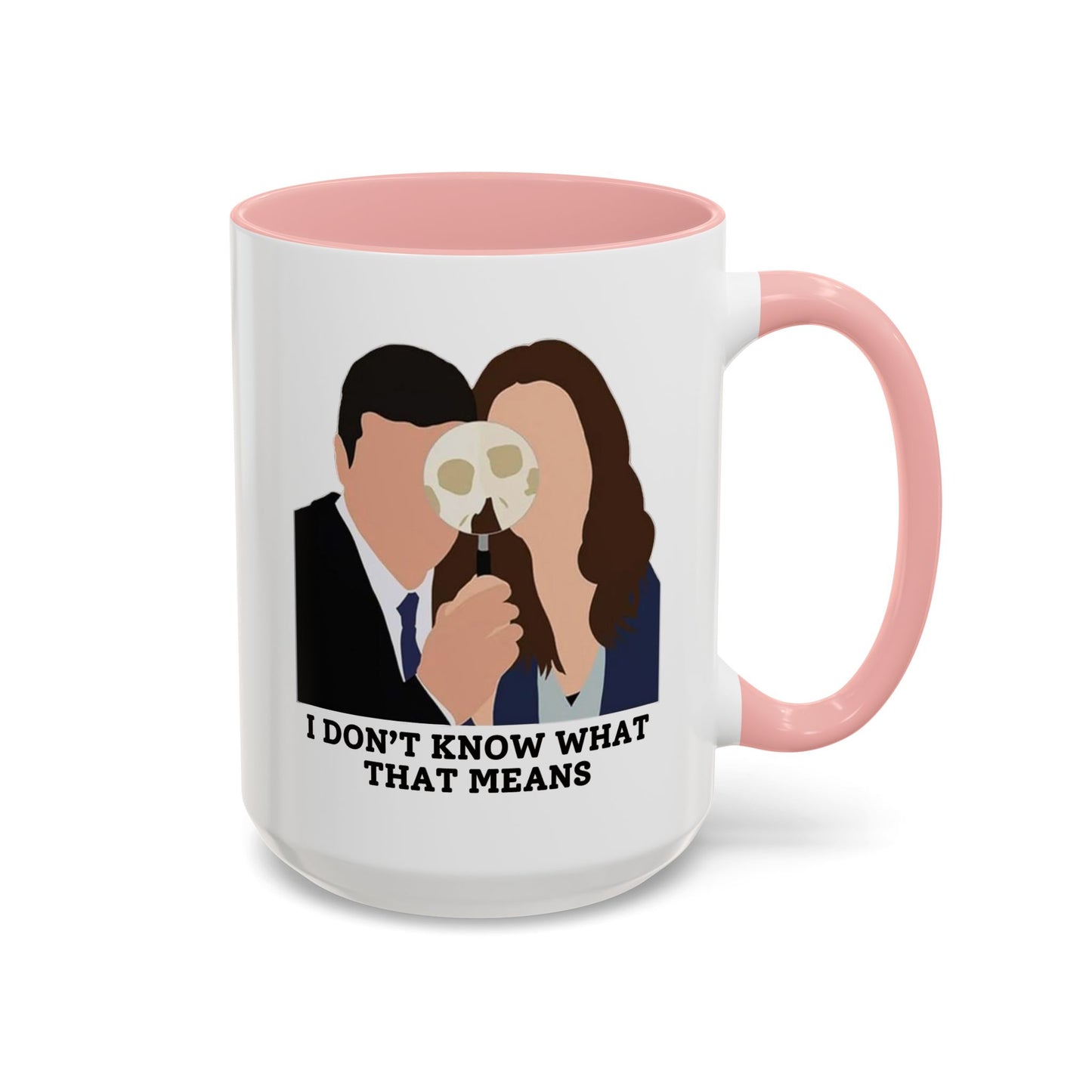 Bones TV Show 11oz or 15 oz Colored Handle Coffee Mug