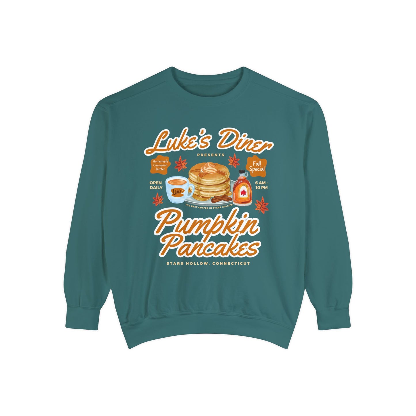 Comfort Colors® Gilmore Girls TV Show Sweatshirt - Luke’s Diner Pumpkin Pancakes