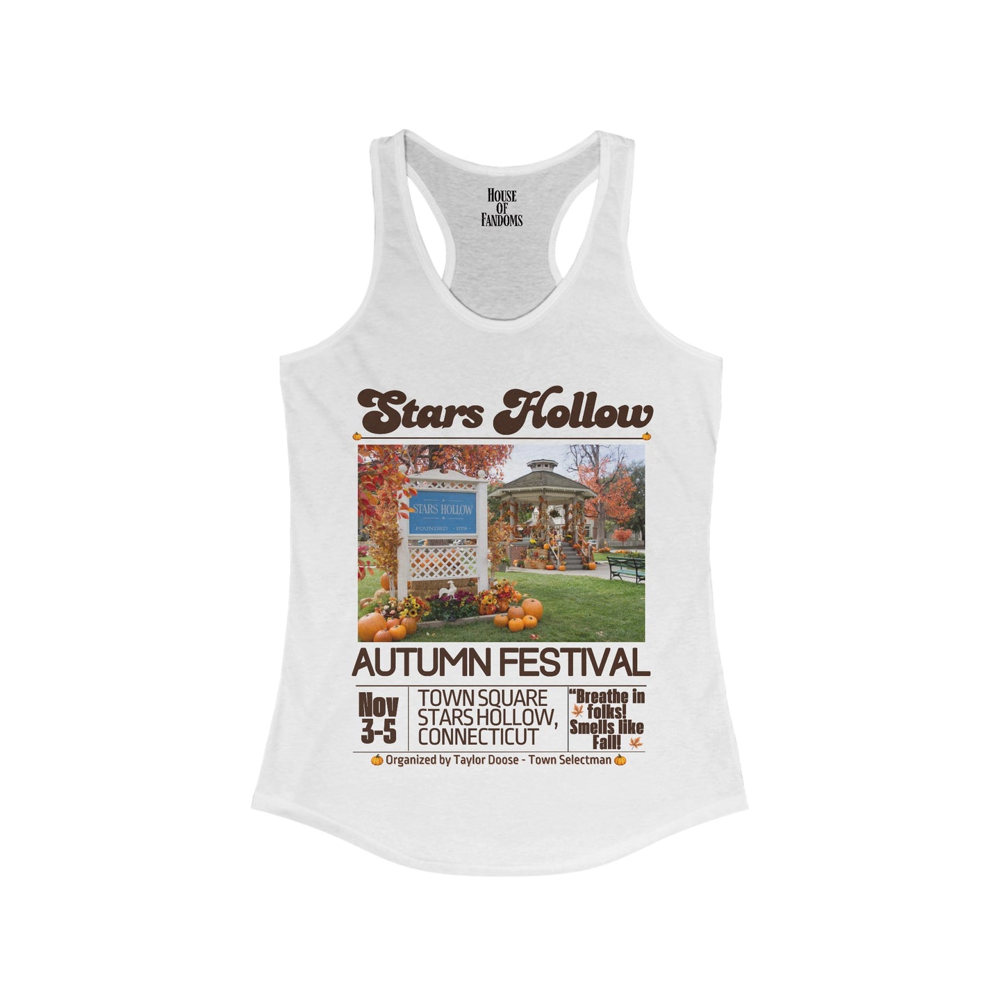 Gilmore Girls TV Show Shirt Tank - Stars Hollow Autumn Festival