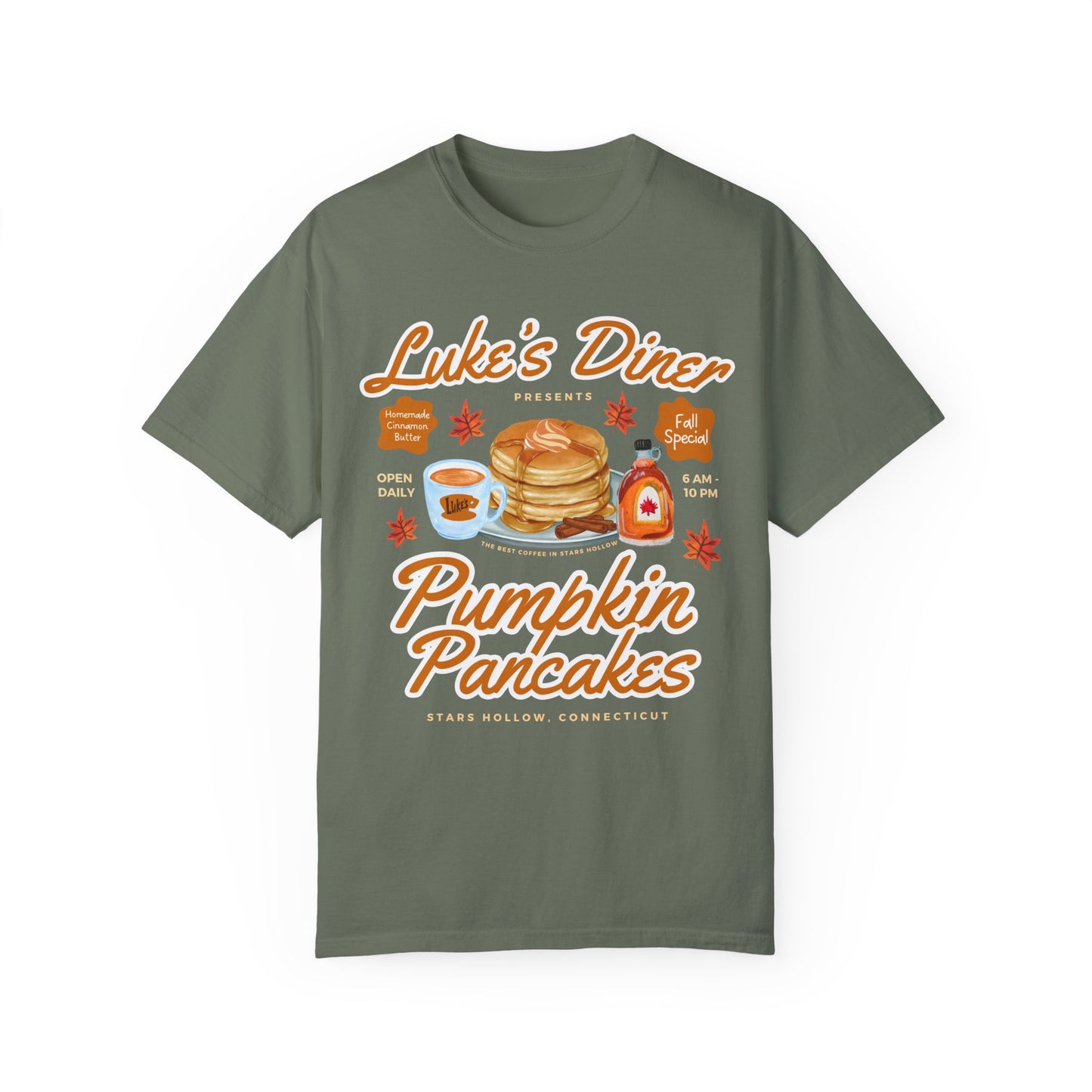 Comfort Colors® Gilmore Girls TV Show Shirt - Luke’s Diner Pumpkin Pancakes