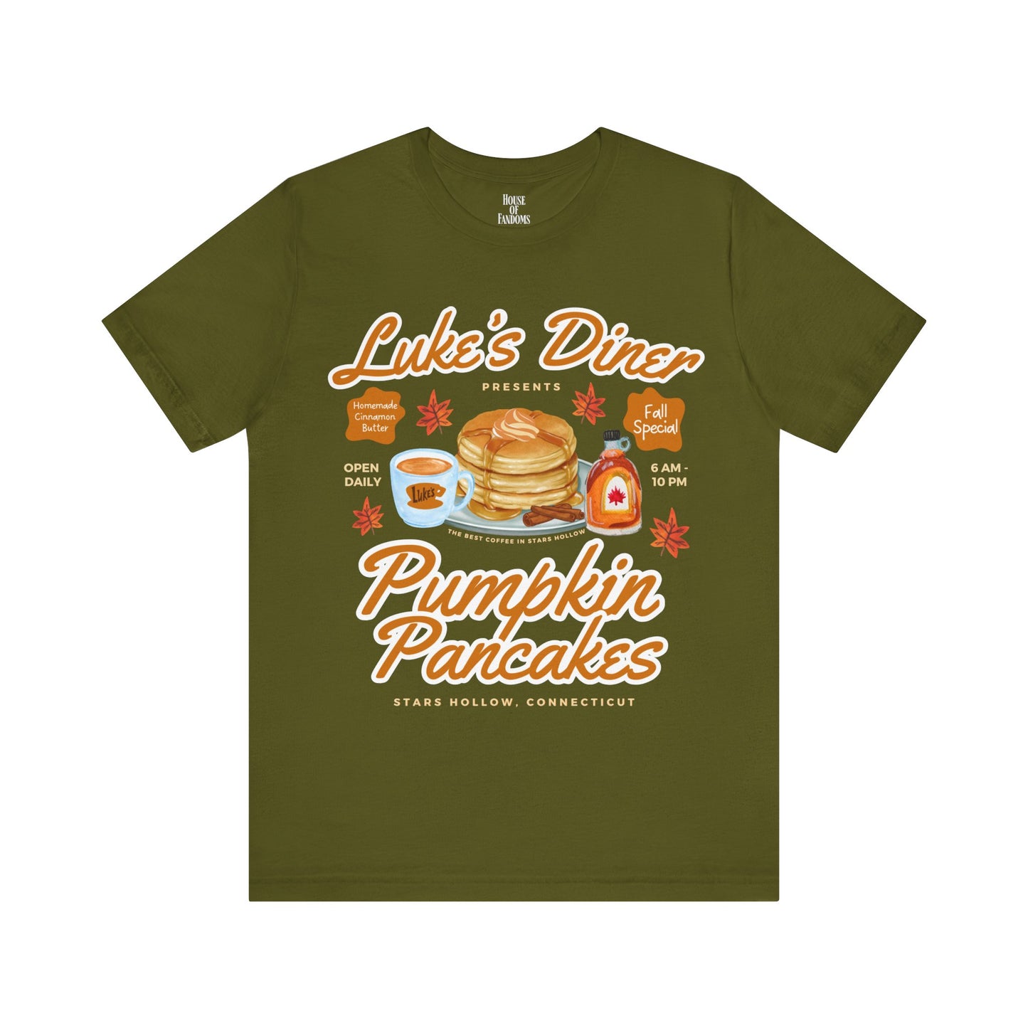 Gilmore Girls TV Show Shirt - Luke’s Diner Pumpkin Pancakes