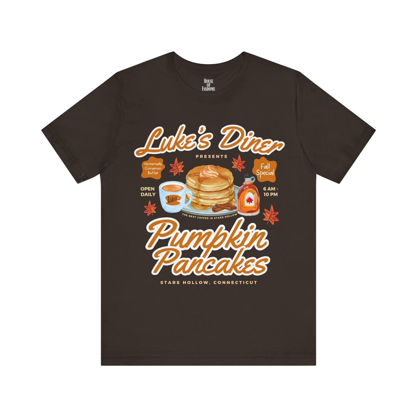 Gilmore Girls TV Show Shirt - Luke’s Diner Pumpkin Pancakes