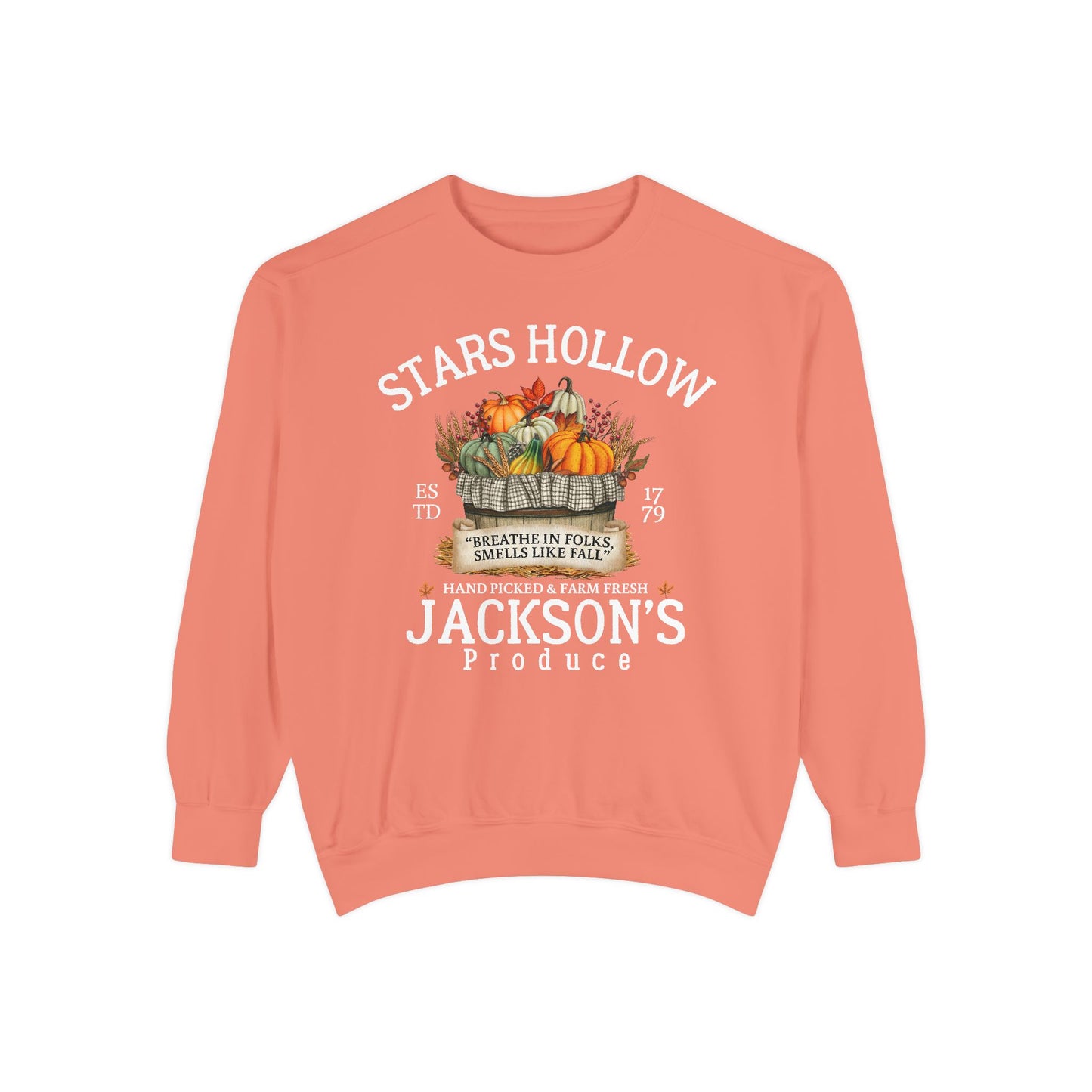 Comfort Colors® Gilmore Girls TV Show Sweatshirt - Stars Hollow Jackson’s Produce