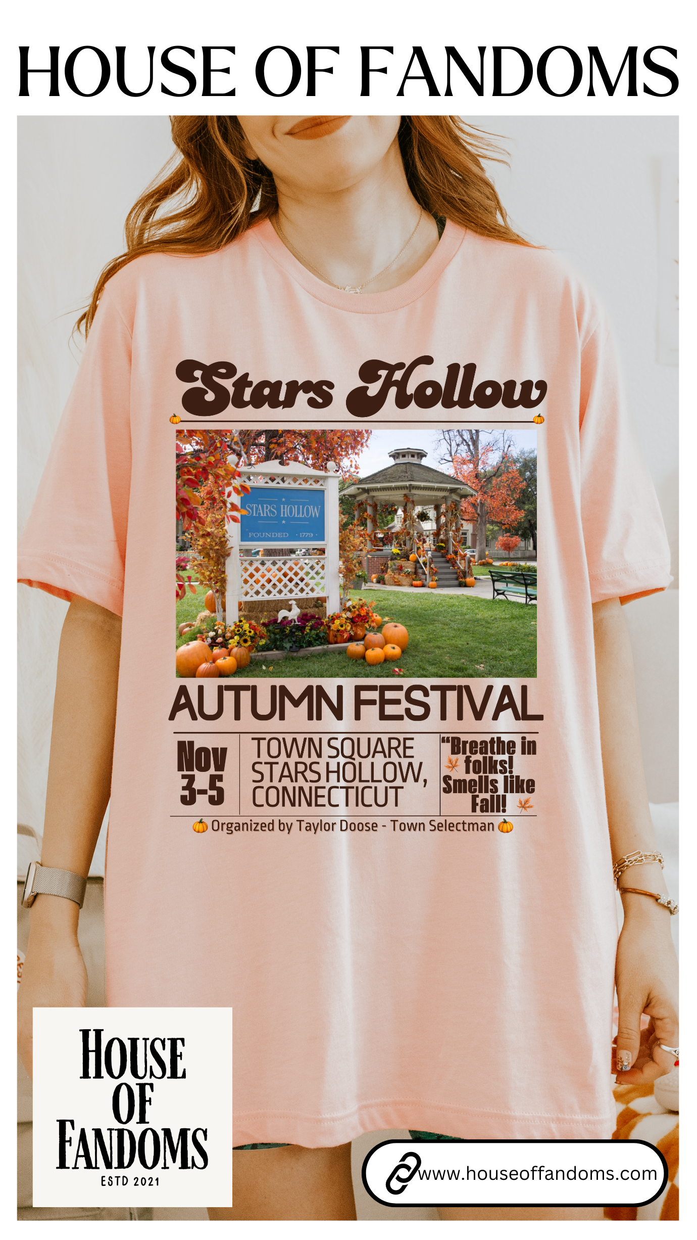 Gilmore Girls TV Show Shirt - Stars Hollow Autumn Festival