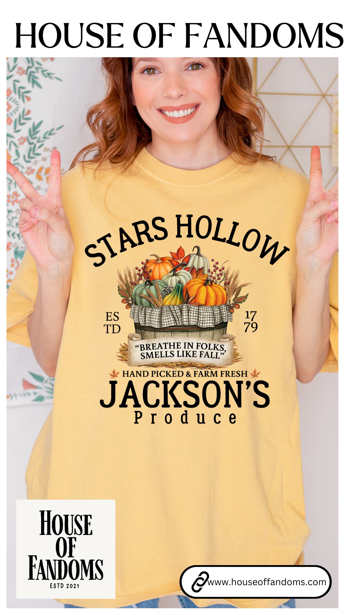 Comfort Colors® Gilmore Girls Shirt - Jackson's Produce at Stars Hollow CT