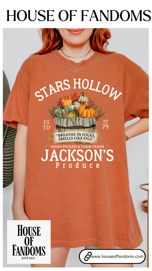 Comfort Colors® Gilmore Girls Shirt - Jackson's Produce at Stars Hollow CT