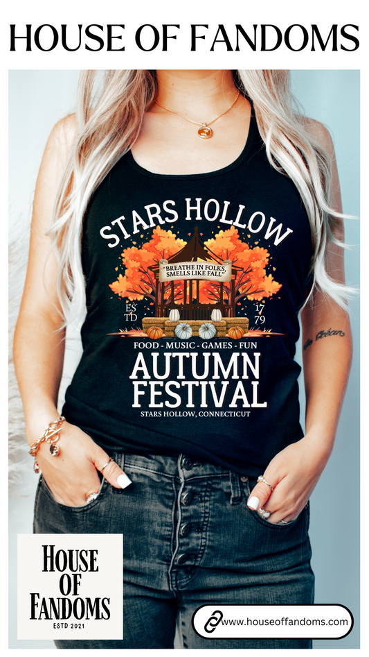 Gilmore Girls TV Show Shirt Tank - Stars Hollow Autumn Festival