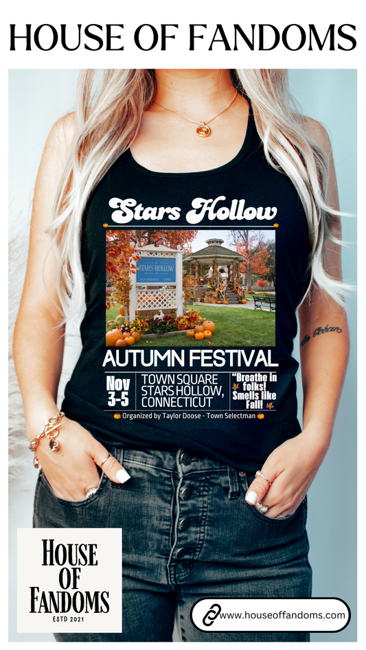 Gilmore Girls TV Show Shirt Tank - Stars Hollow Autumn Festival