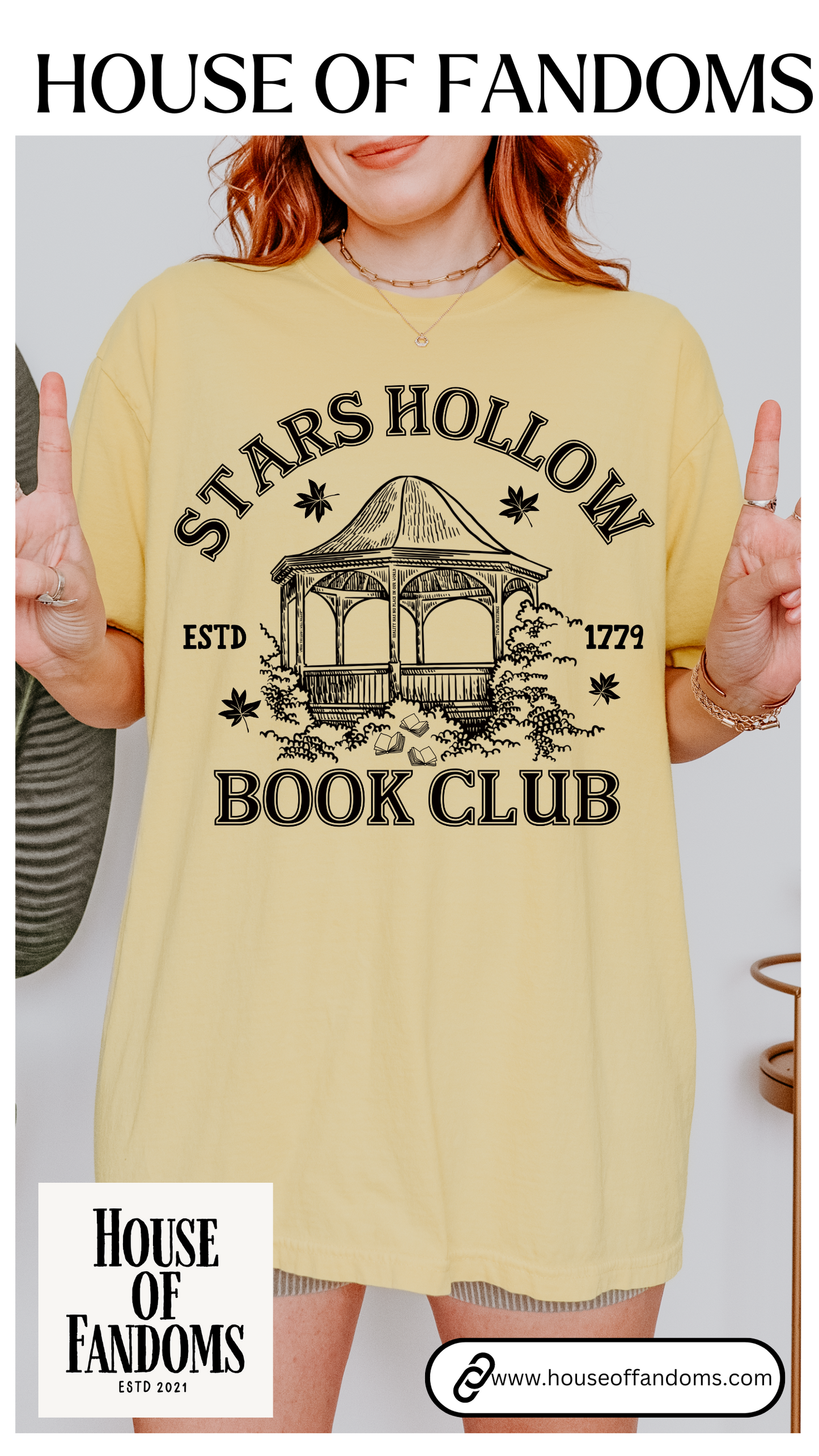 Comfort Colors® Gilmore Girls Shirt - Stars Hollow Book Club