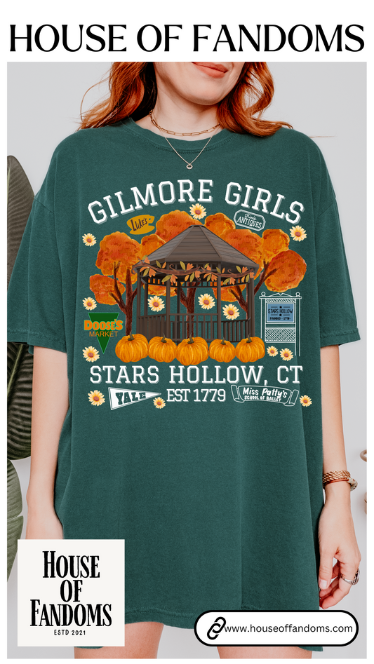 Comfort Colors® Gilmore Girls Shirt - Stars Hollow CT