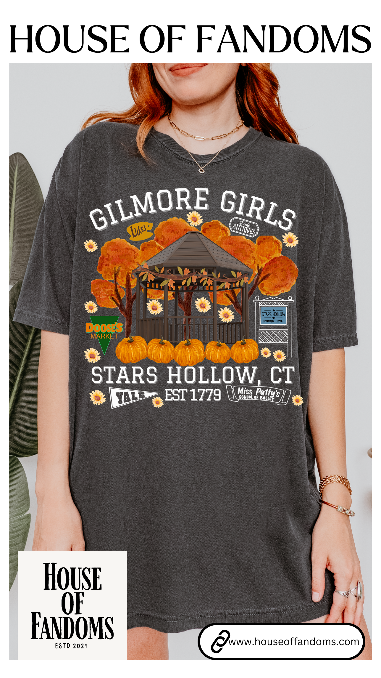 Comfort Colors® Gilmore Girls Shirt - Stars Hollow CT