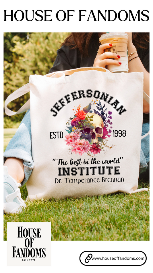 Bones TV Show Tote Bag - Jeffersonian Institute