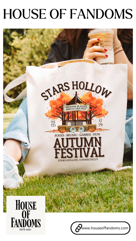 Gilmore Girls TV Show Tote Bag - Stars Hollow Autumn Festival