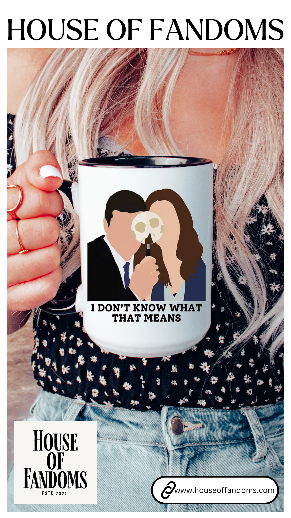 Bones TV Show 11oz or 15 oz Colored Handle Coffee Mug