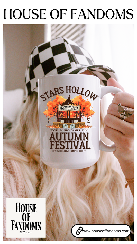 Gilmore Girls TV Show Coffee Mug - 15 oz - Stars Hollow Autumn Festival