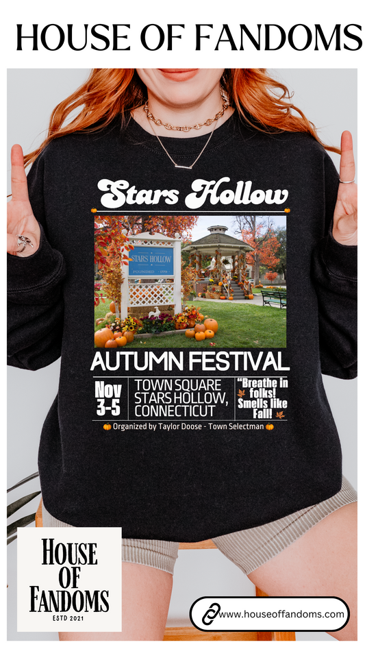Gilmore Girls TV Show Sweatshirt - Stars Hollow Autumn Festival