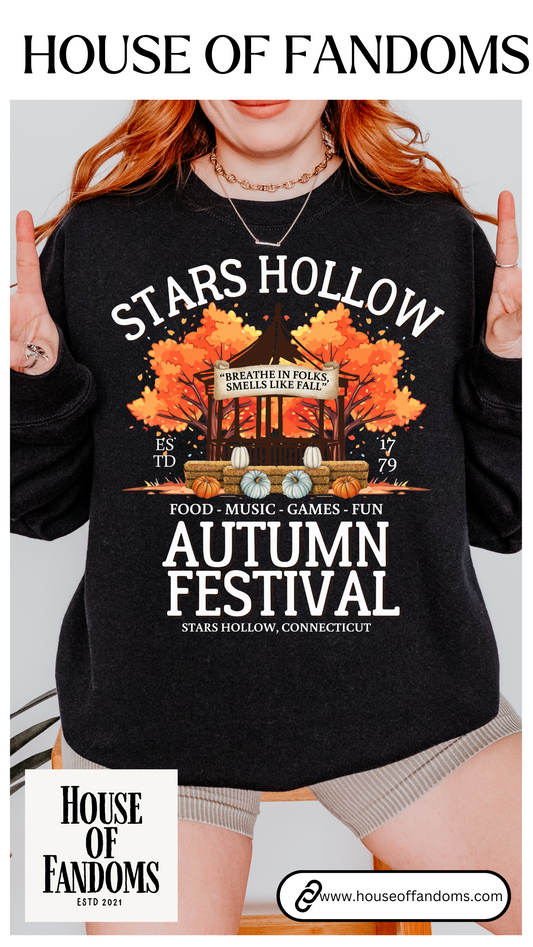Gilmore Girls TV Show Sweatshirt - Stars Hollow Autumn Festival