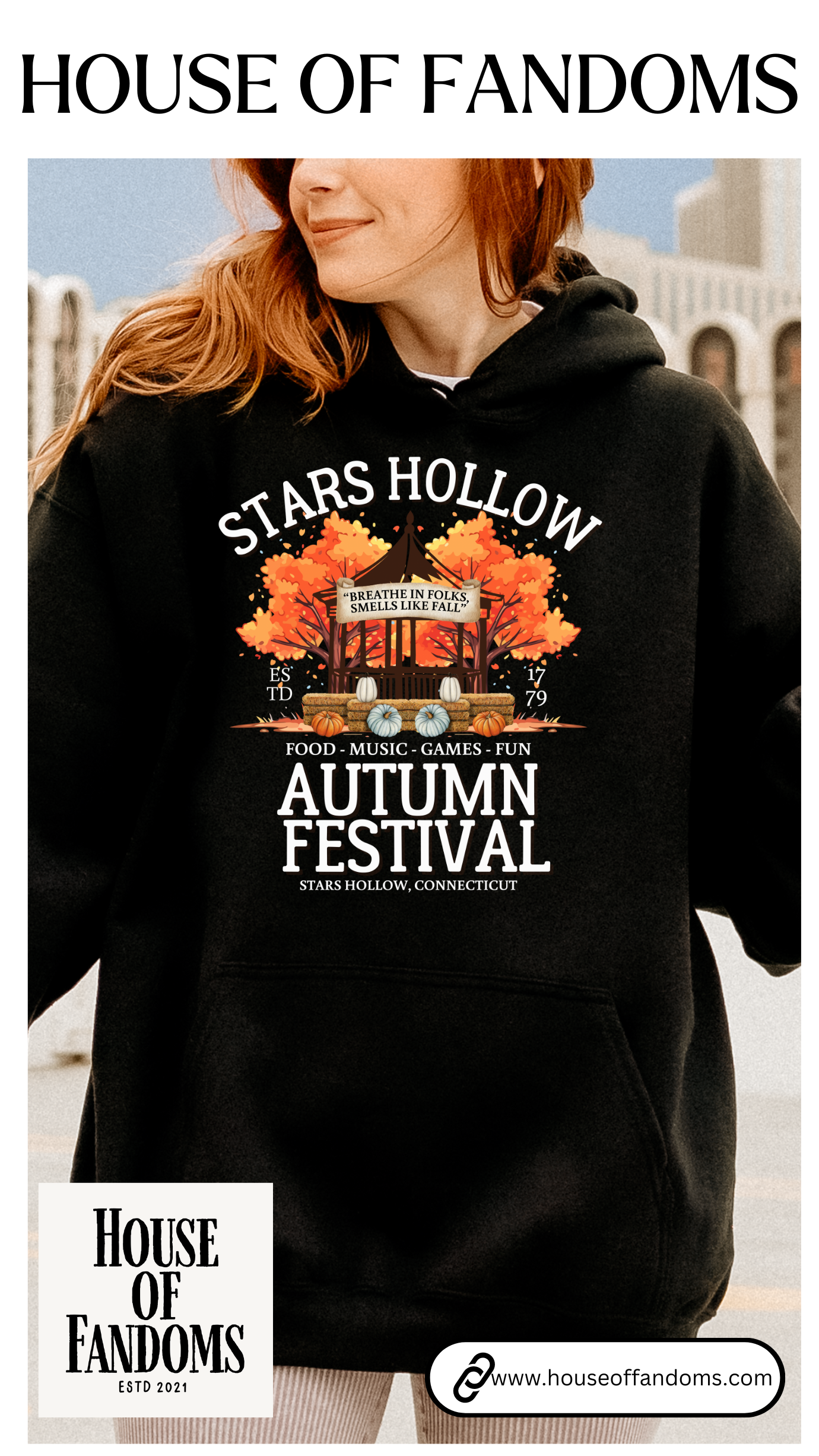 Gilmore Girls TV Show Hoodie - Stars Hollow Autumn Festival