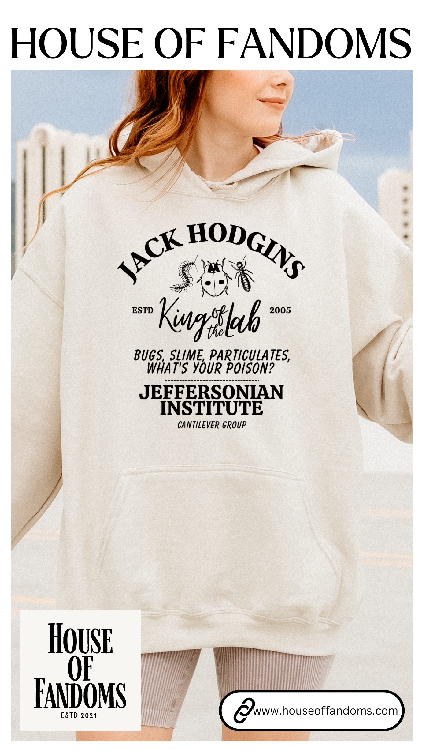 Bones TV Show Hoodie - Jack Hodgins