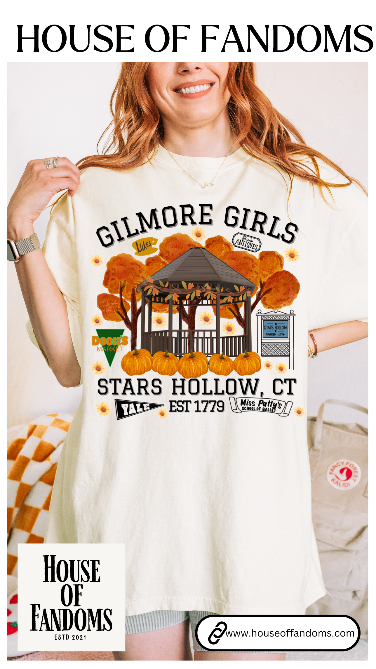 Comfort Colors® Gilmore Girls Shirt - Stars Hollow CT