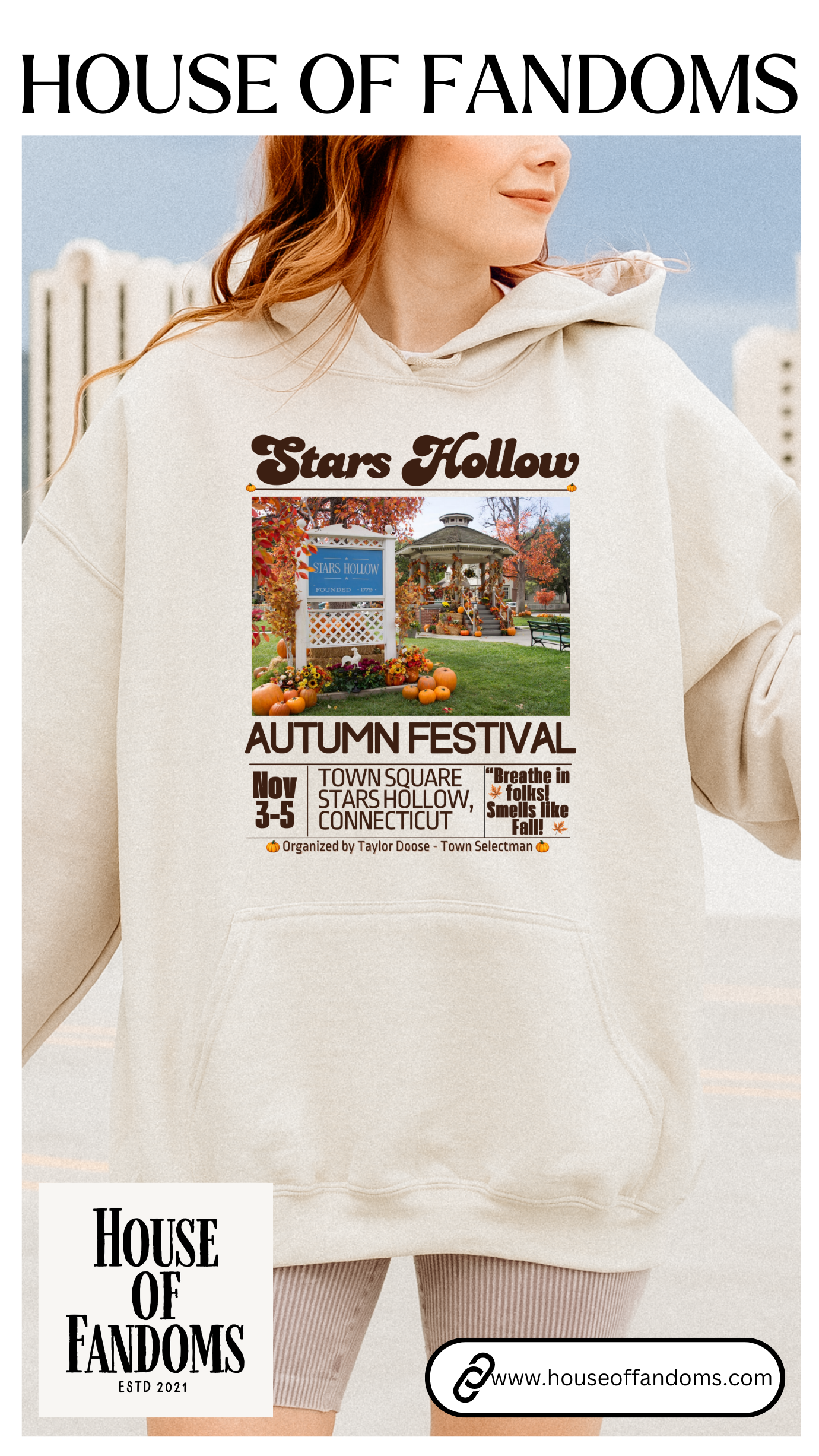 Gilmore Girls TV Show Hoodie - Stars Hollow Autumn Festival