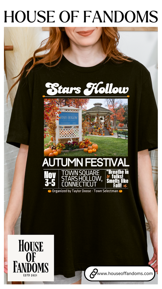 Gilmore Girls TV Show Shirt - Stars Hollow Autumn Festival