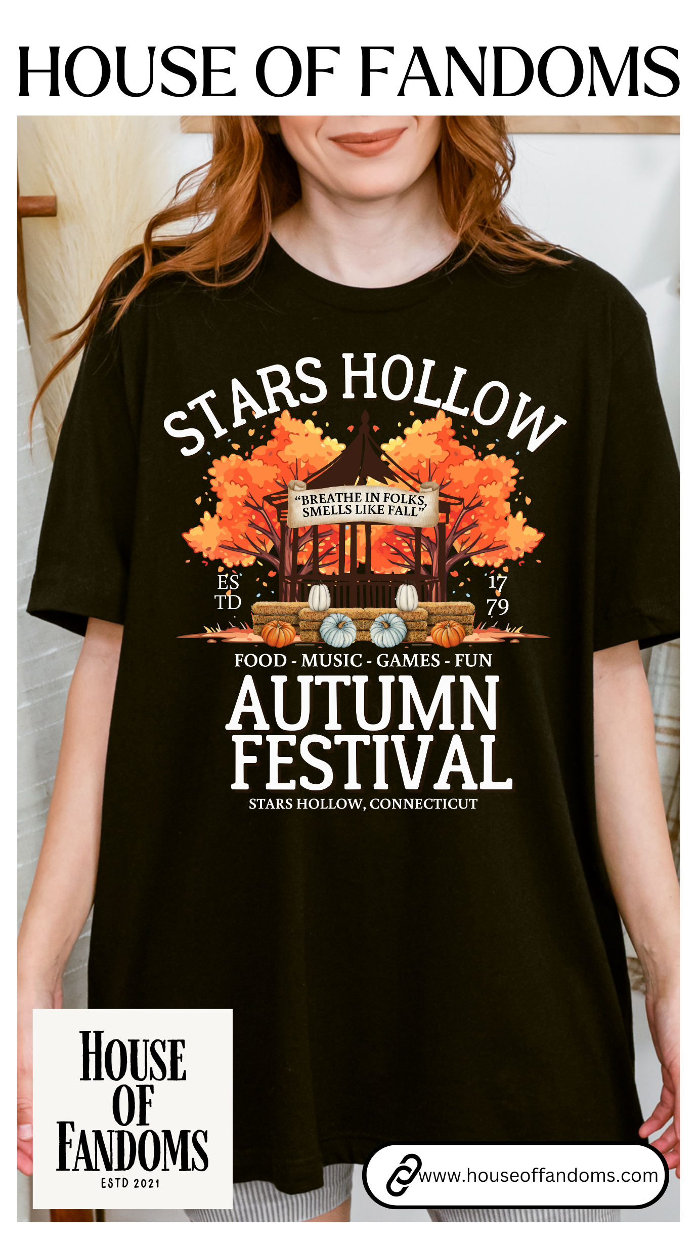 Gilmore Girls TV Show Shirt - Stars Hollow Autumn Festival