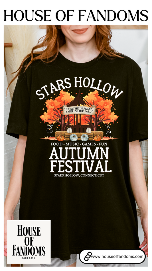 Gilmore Girls TV Show Shirt - Stars Hollow Autumn Festival