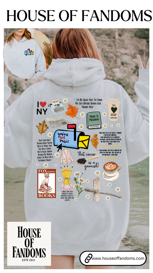 Youve Got Mail Front and Back Hoodie