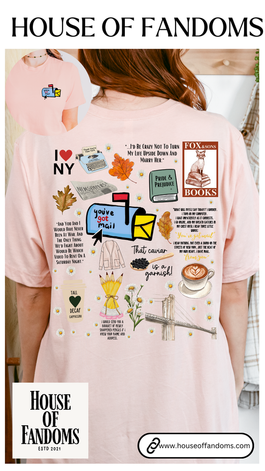 You've Got Mail Movie 2 Sided Shirt
