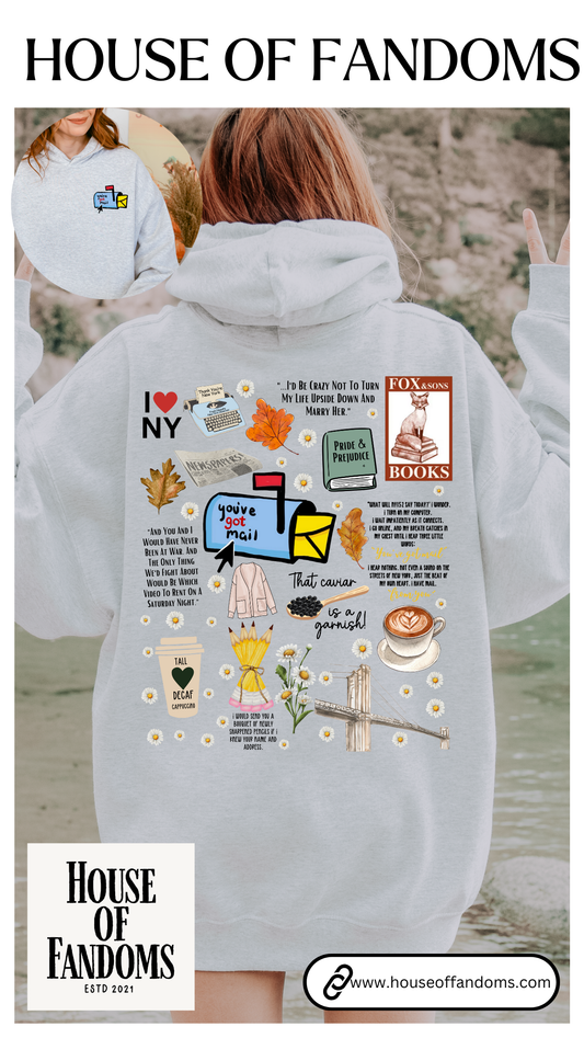 You've Got Mail Front and Back Hoodie