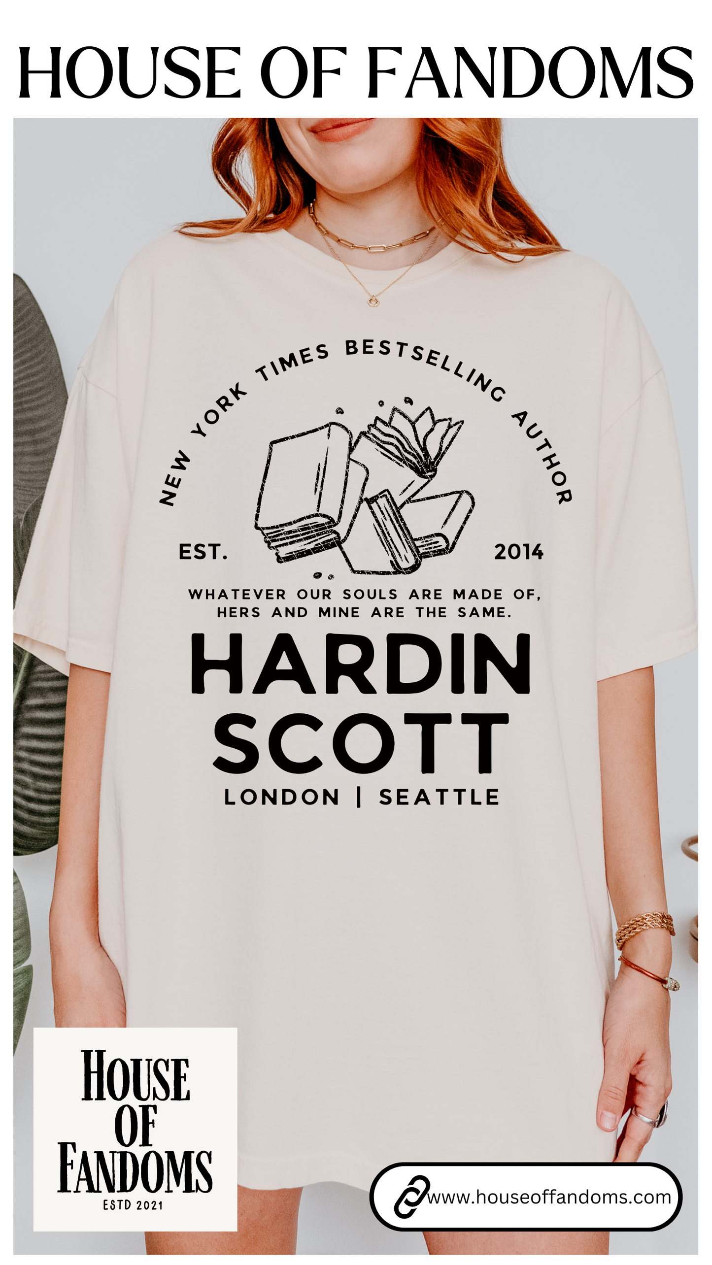 Comfort Colors® After Series Book Shirt - Hardin Scott