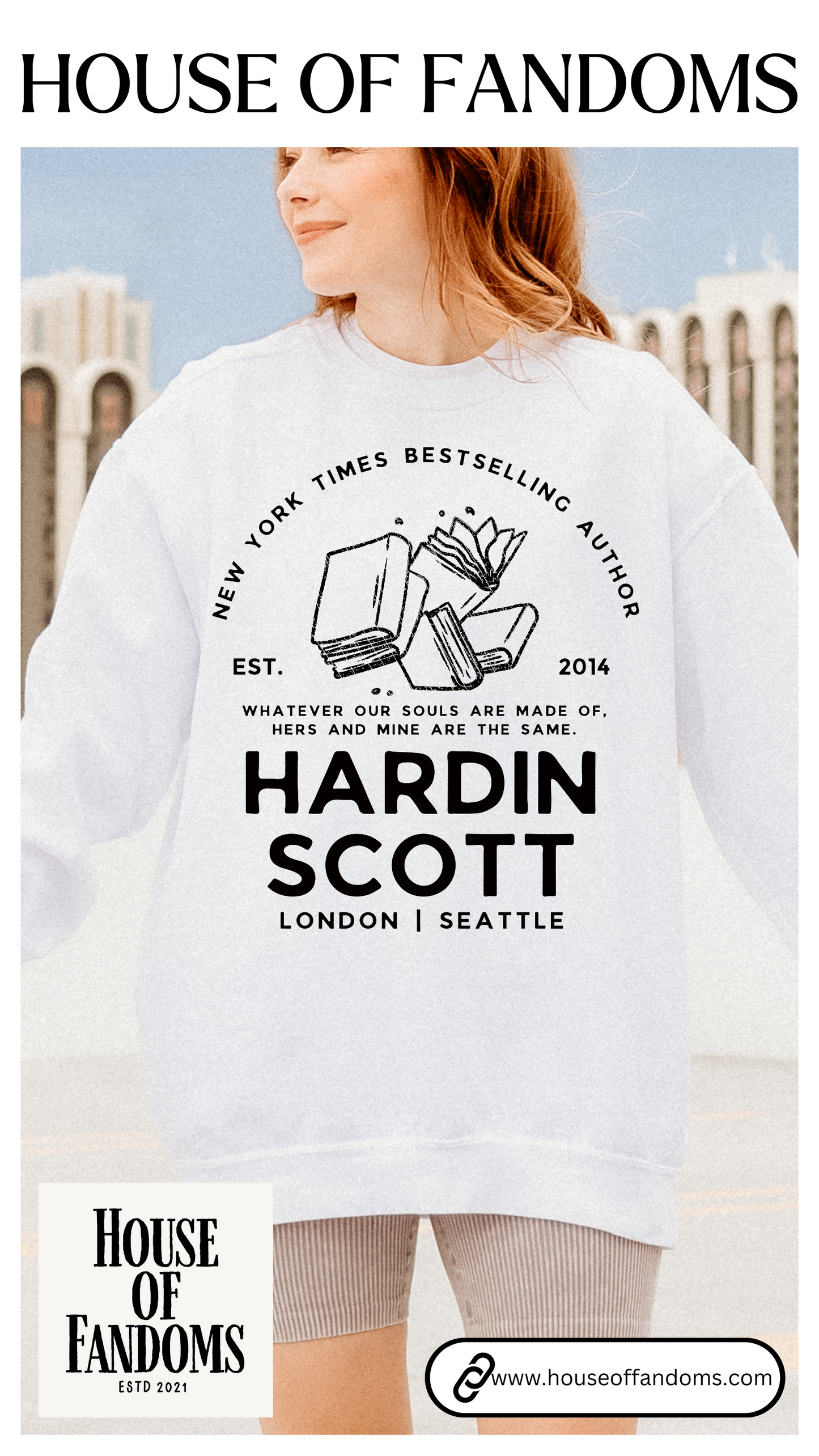 Comfort Colors® After Series Book Sweatshirt - Hardin Scott