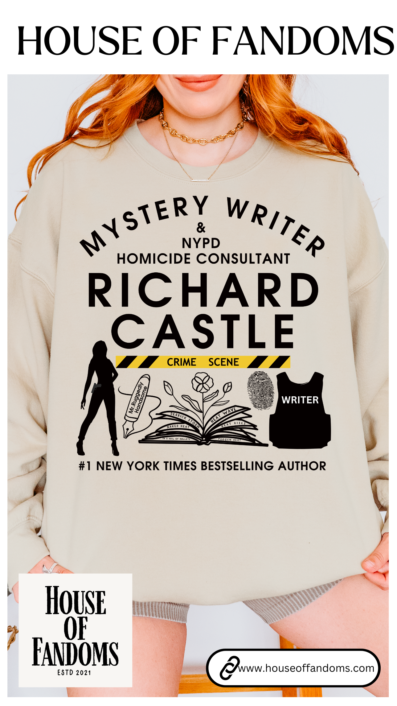 Castle TV Show Sweatshirt
