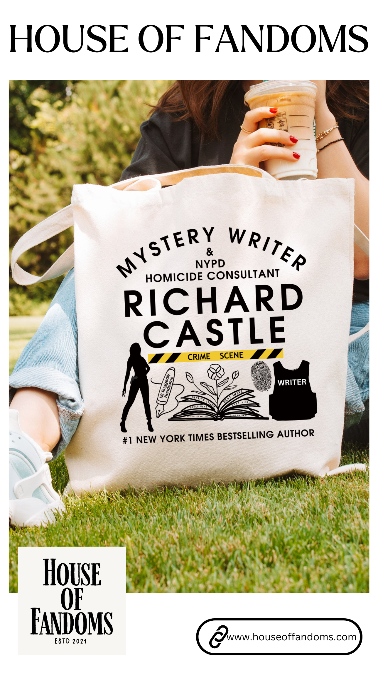 Castle TV Show Richard Castle Tote Bag
