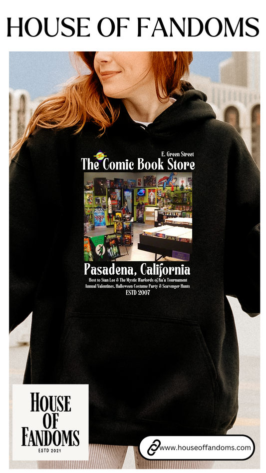 Big Bang Theory Tv Show Hoodie - Comic Book Store