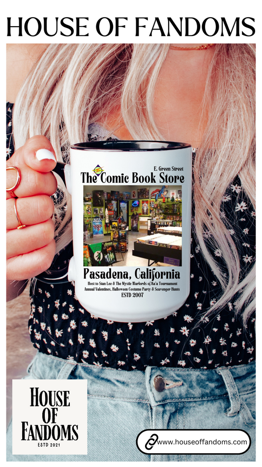 Big Bang Theory TV Show Colored Handle Coffee Mug 15 oz