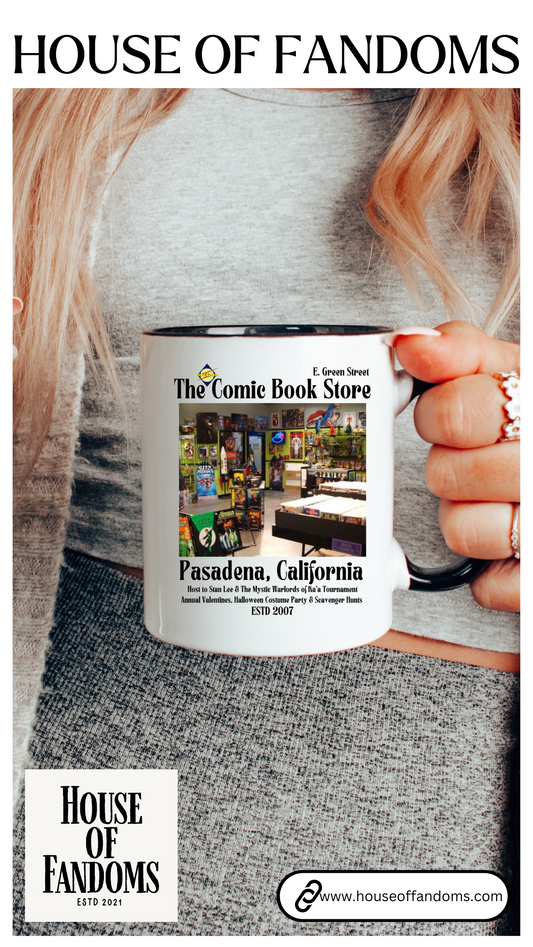 Big Bang Theory TV Show Coffee Mug Colored Handle 11 oz or 15 oz