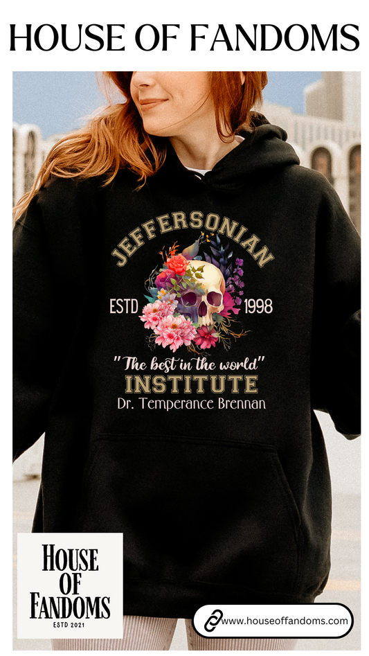 Bones TV Show Hoodie - Jeffersonian Institute