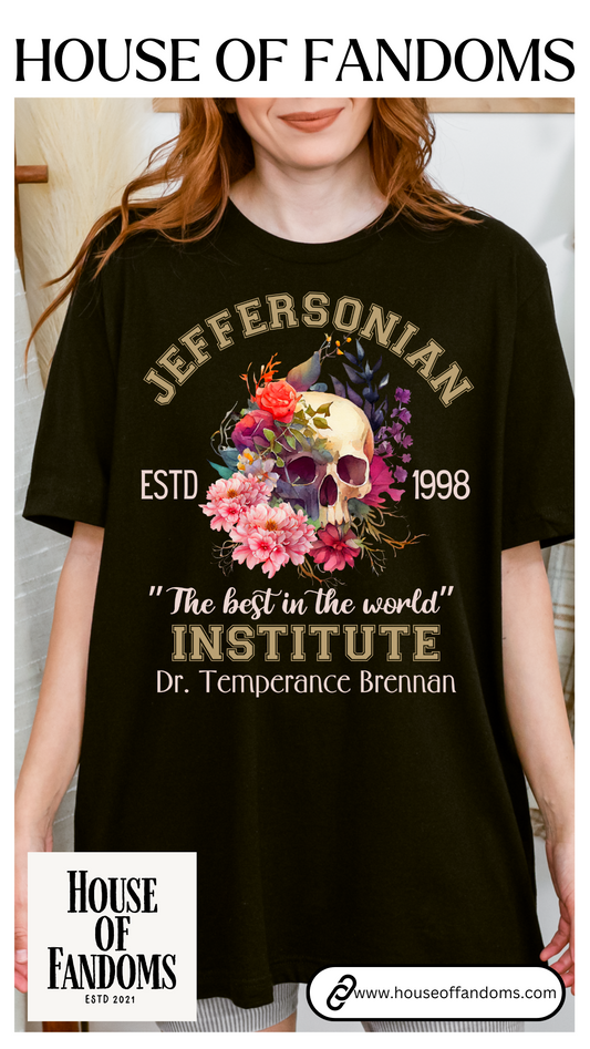 Bones TV Show Shirt - Jeffersonian Institute