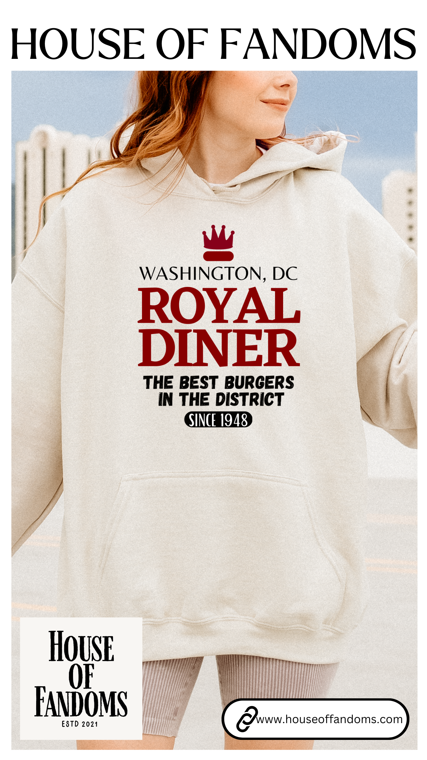 Bones TV Show Hoodie - Royal Diner