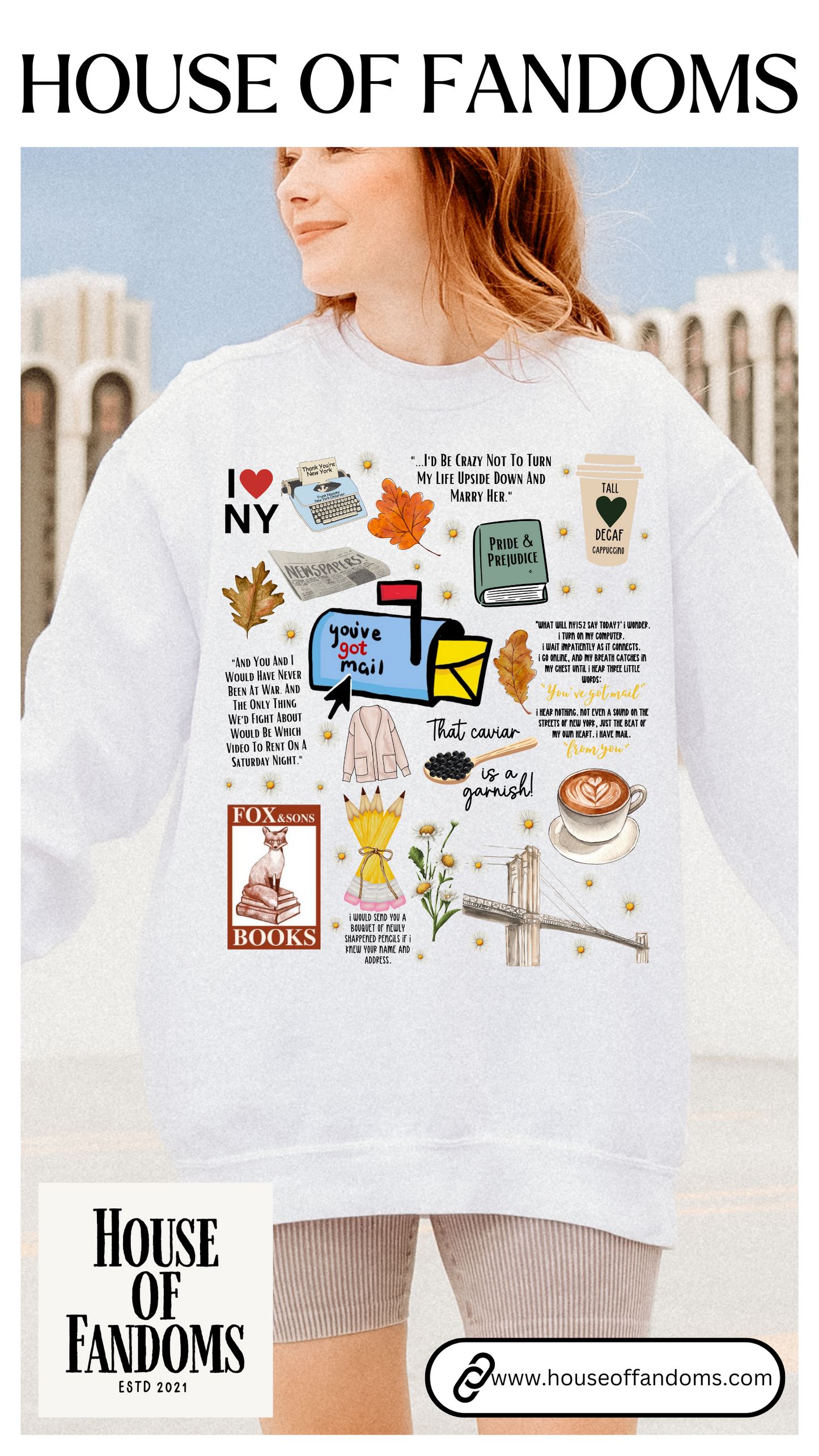 Comfort Colors® Youve Got Mail Movie Sweatshirt