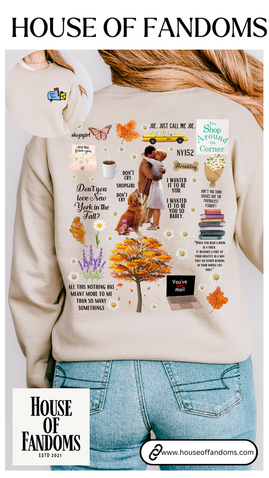 You've Got Mail Movie 2 Sided Sweatshirt