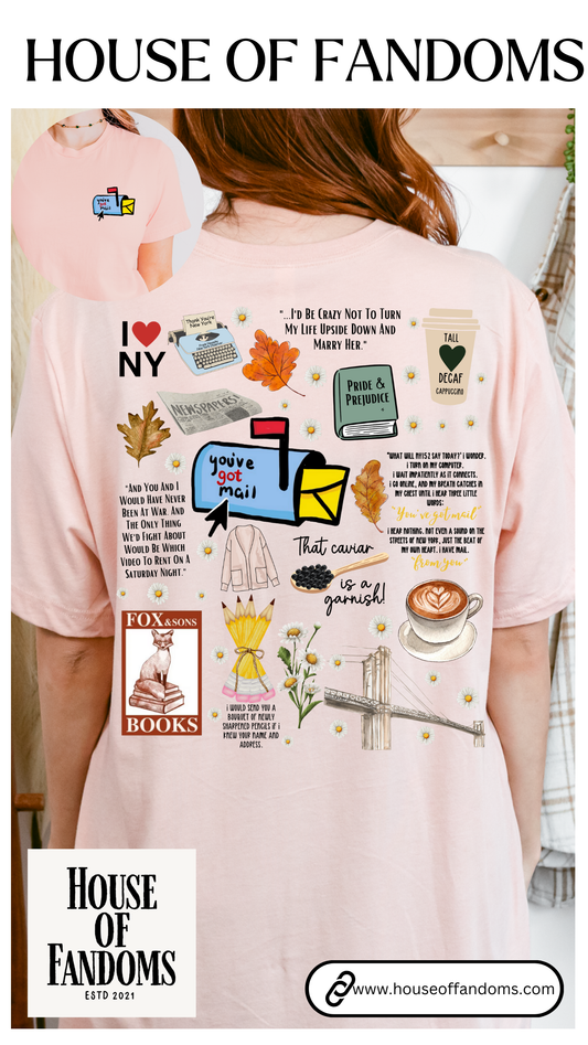 You've Got Mail Movie 2 Sided Shirt