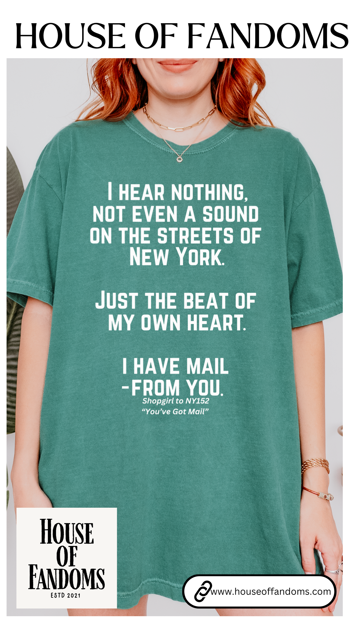 Comfort Colors® Youve Got Mail Movie Quote Shirt 90s Nostalgia Romantic Movies Meg Ryan
