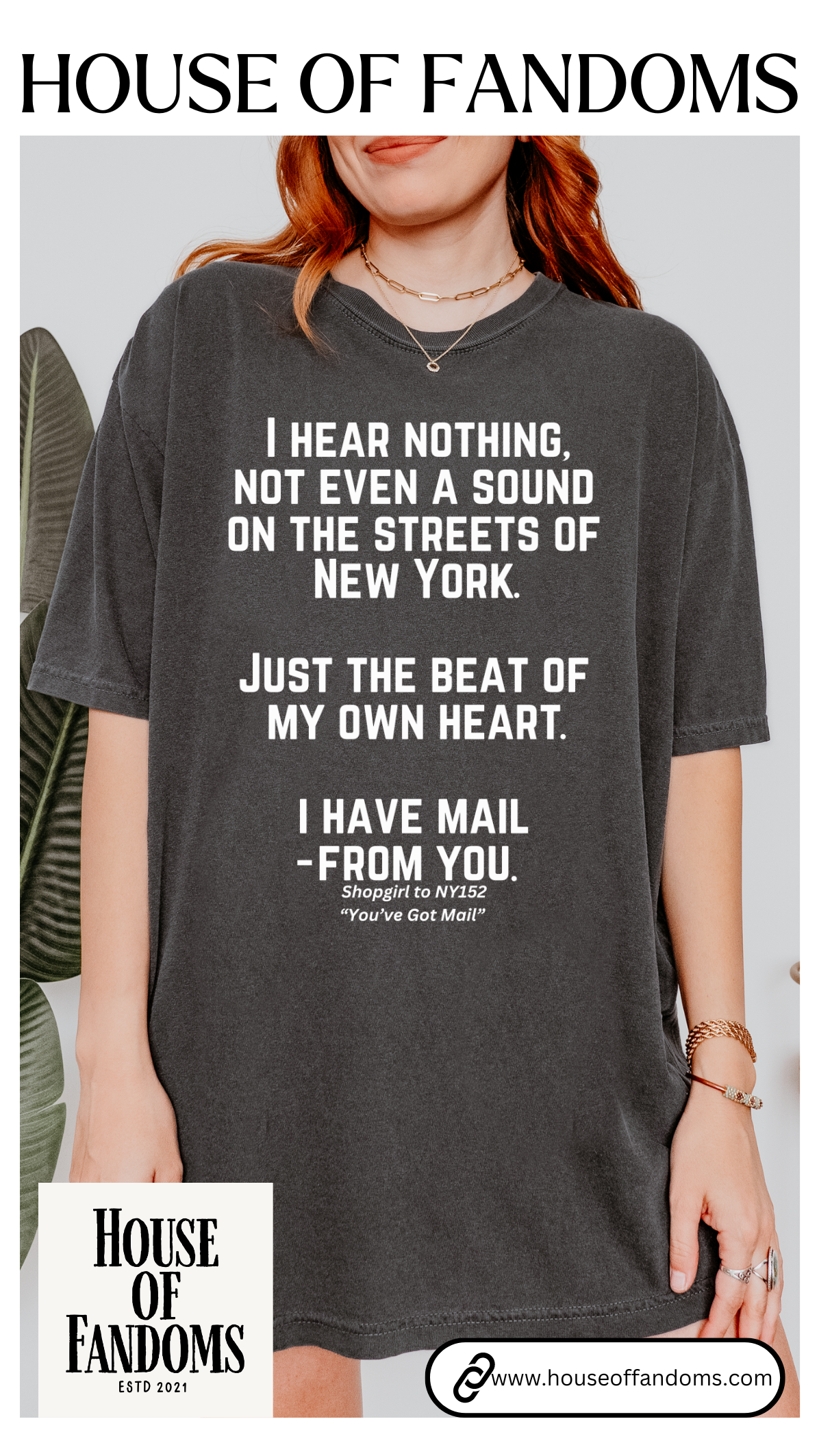 Comfort Colors® Youve Got Mail Movie Quote Shirt 90s Nostalgia Romantic Movies Meg Ryan