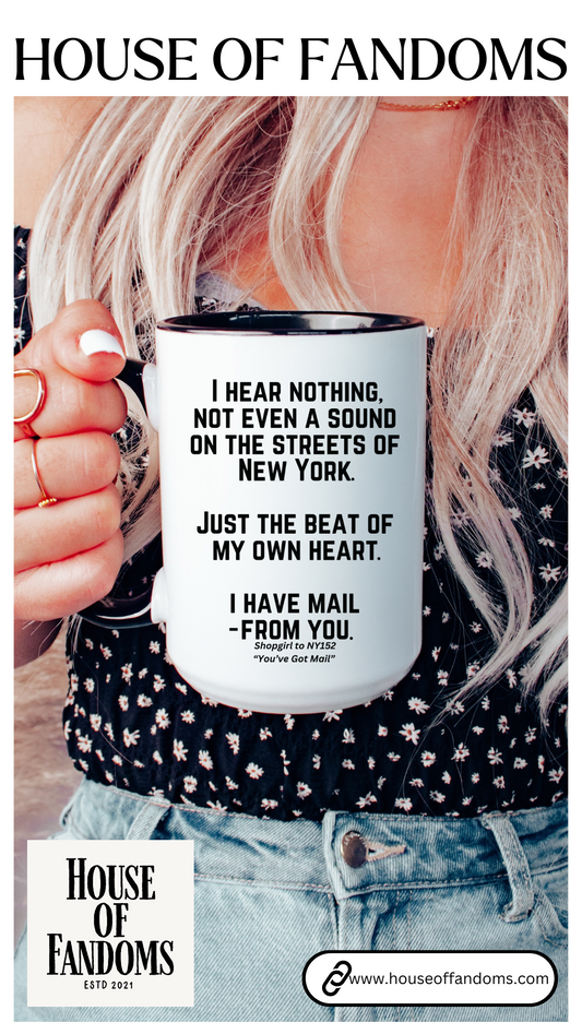 You've Got Mail Movie Coffee Mug Colored Mug 15 oz