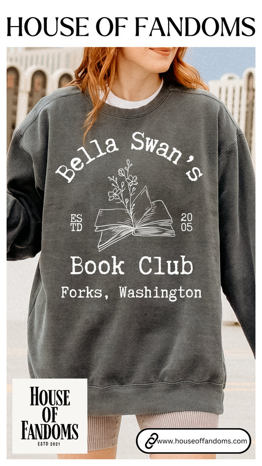 Comfort Colors® Twilight Saga Movie Book Sweatshirt - Bella Swan Book Club