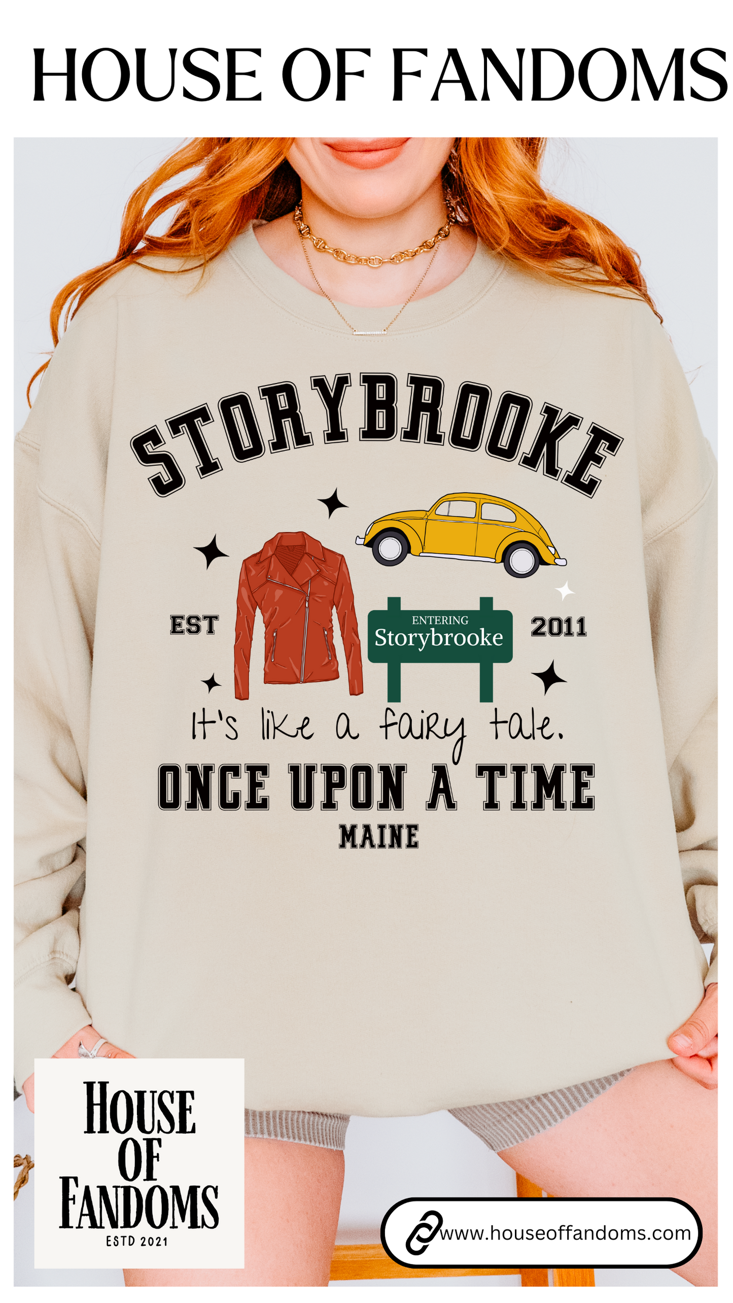 Once Upon A Time TV Show Sweatshirt - Storybrooke